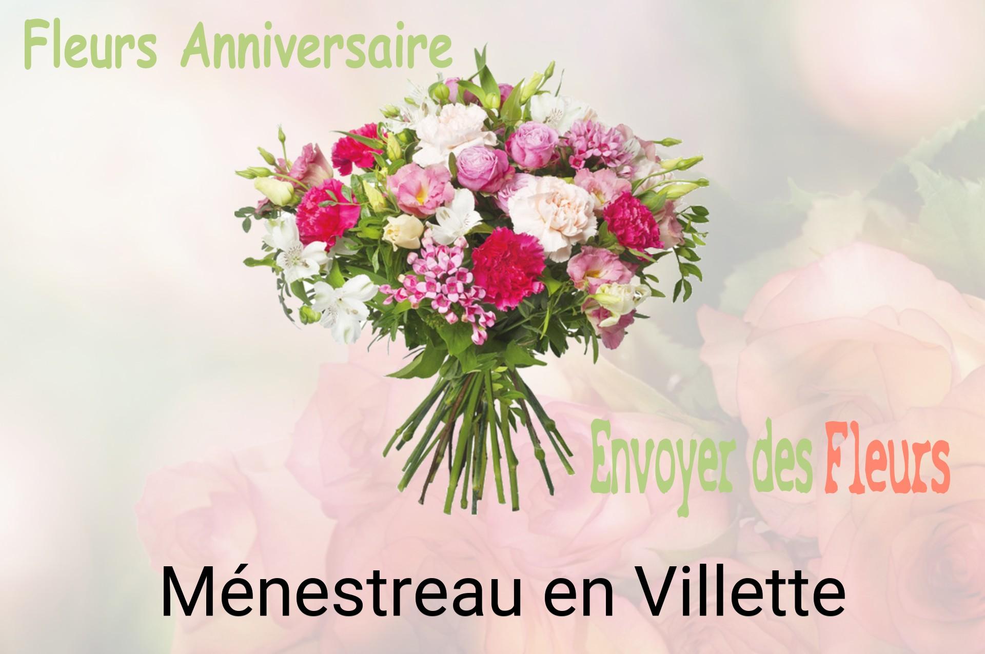 Bouquet de fleurs d’anniversaire livré à Ménestreau-en-Villette